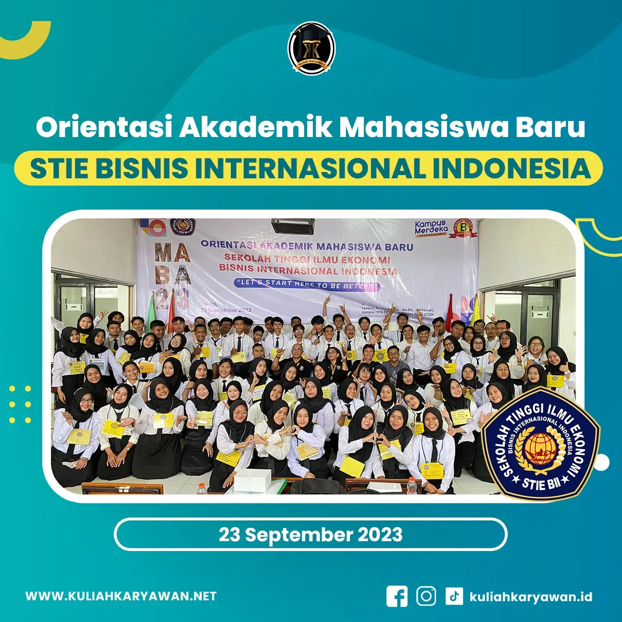 Kegiatan Orientasi Akademik bagi Mahasiswa Baru Tahun ajaran  2023/2024