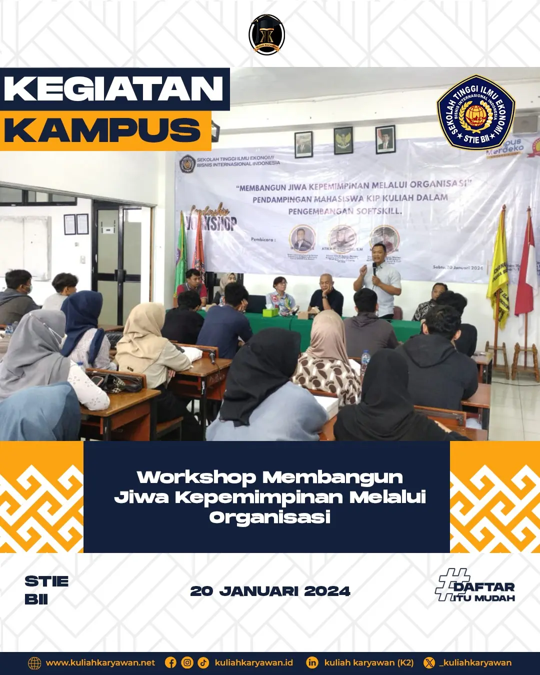 Workshop Membangun Jiwa Kepemimpinan Melalui Organisasi